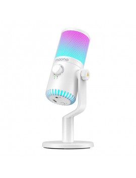 Maono Μικρόφωνο Gaming DM30RGB (Λευκό)