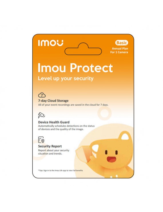 IMOU Κάρτα Δώρου Protect Basic (Ετήσιο Πρόγραμμα)