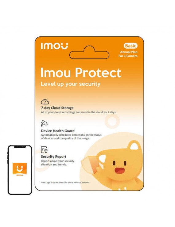 IMOU Κάρτα Δώρου Protect Basic (Ετήσιο Πρόγραμμα)