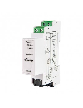 Shelly PRO 3EM 120A 2-Phase Energy Meter, WiFi/Bluetooth