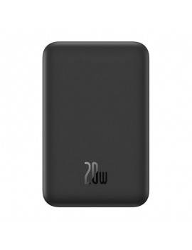 Baseus Powerbank Magnetic Mini 5000mAh, USB-C 20W (Μαύρο)
