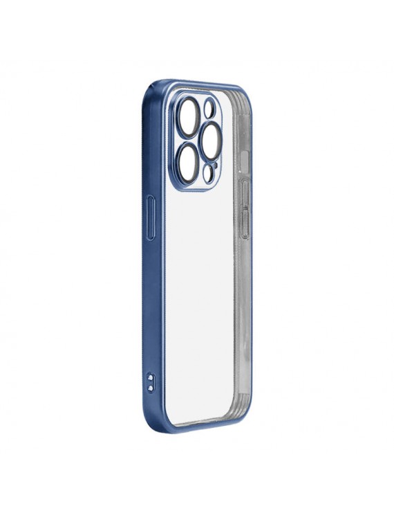 Protective phone case Joyroom JR-15Q2 for iPhone 15 Pro (matte blue)