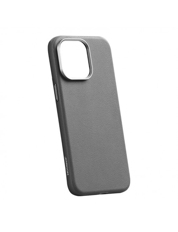 Magnetic protective phone case Joyroom JR-BP007 for iPhone 15 Pro Max (gray)