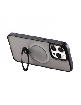 Magnetic protective phone case Joyroom JR-BP004 for iPhone 15 Pro Max (black)
