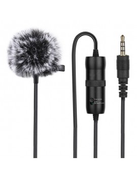 Microphone with a clip PULUZ 3.5mm Jack 6m