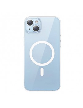 Baseus Μαγνητική Θήκη Crystal Series για iPhone 14 Plus + Προστατευτικό Οθόνης Tempered Glass (Διαφανές)