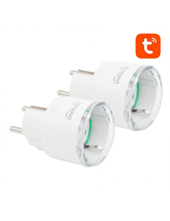 Gosund Έξυπνη Πρίζα WiFi SP111, 3680W 16A, Tuya (2τμχ) (Λευκό)