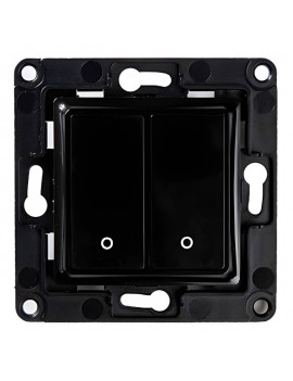 Shelly wall switch 2 button (Black)