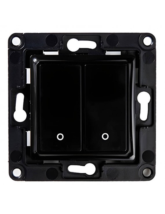 Shelly wall switch 2 button (Black)