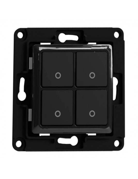 Shelly wall switch 4 button (Black)