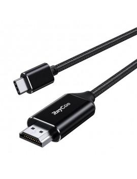 USB-C to HDMI 2.1 4k60Hz RayCue cable, 2m (black)