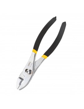 Slip Joint Pliers Deli Tools EDL25508 8'' (black&yellow)
