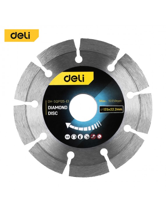Diamond disc Deli Tools EDH-SQP125-E1