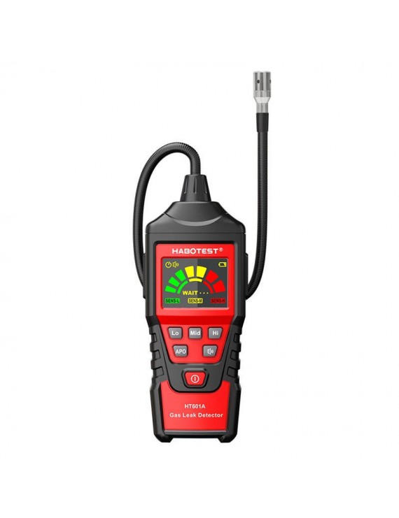 Habotest Ανιχνευτής Διαρροής Αερίου με Συναγερμό HT601A (Μαύρο/Κόκκινο)