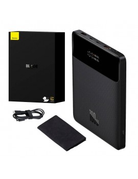 Baseus Powerbank Blade 20000mAh 2xUSB, 2xUSB-C + Καλώδιο USB-C 100W (Μαύρο)