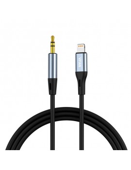 Cable VFAN L05 Lightning to mini jack 3.5mm AUX, 1m (gray) Cable VFAN L05 Lightning to mini jack 3.5mm AUX, 1m (gray)