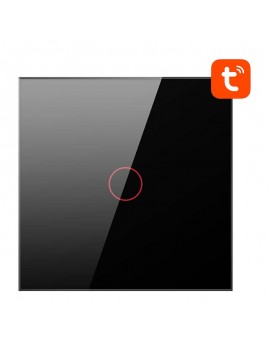 Smart Light Switch WiFi Avatto TS02-EU-B1 1 Way TUYA (black)