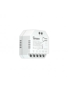 Sonoff Έξυπνος Ενδιάμεσος Διακόπτης WiFi Dual R3 (Λευκό)