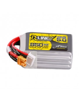 Tattu R-Line Wersja 5.0 850 mAh 14,8 V 4S1P 150C XT30U-F