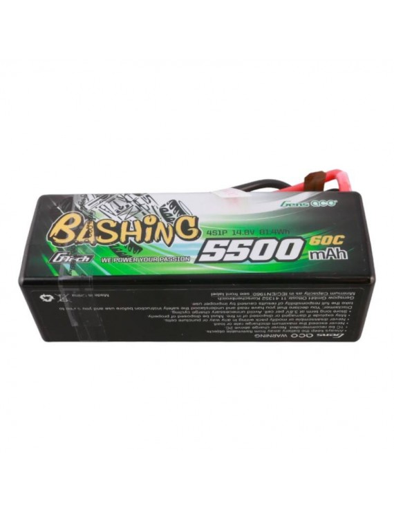 Gens ace G-Tech 5500mAh 4S1P 14.8V 60C HardCase RC car Lipo Battery