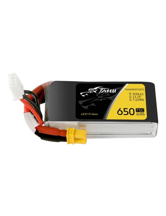 Battery Tattu 650mAh 11,1V 75C 3S1P