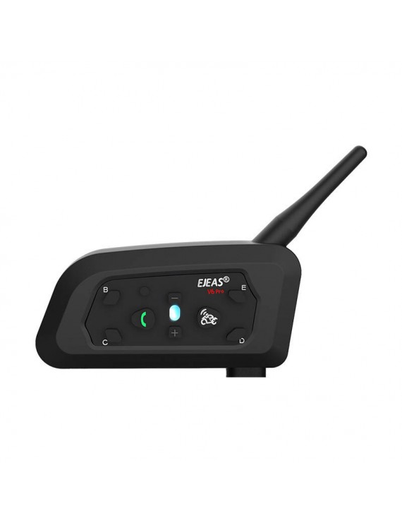 EJEAS Ενδοεπικοινωνία για Κράνος Μηχανής V6PRO+ (Μαύρο)