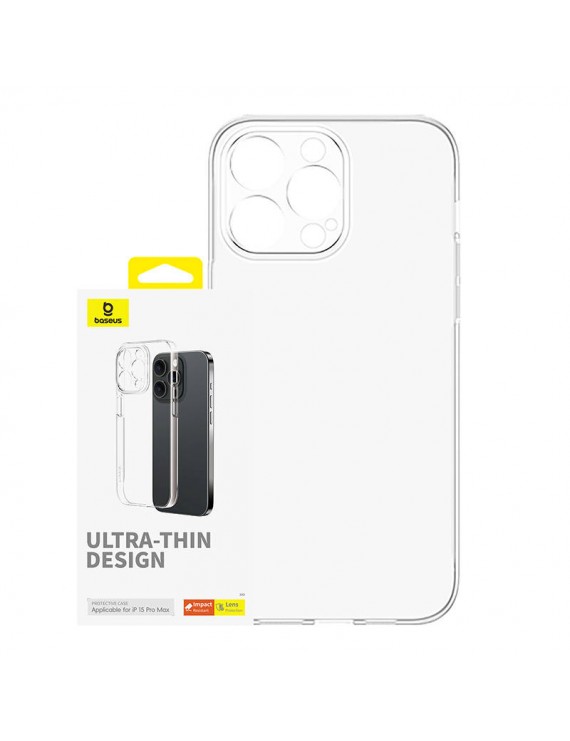 Baseus Θήκη OS-Lucent Series για iPhone 15 ProMax (Διαφανής)