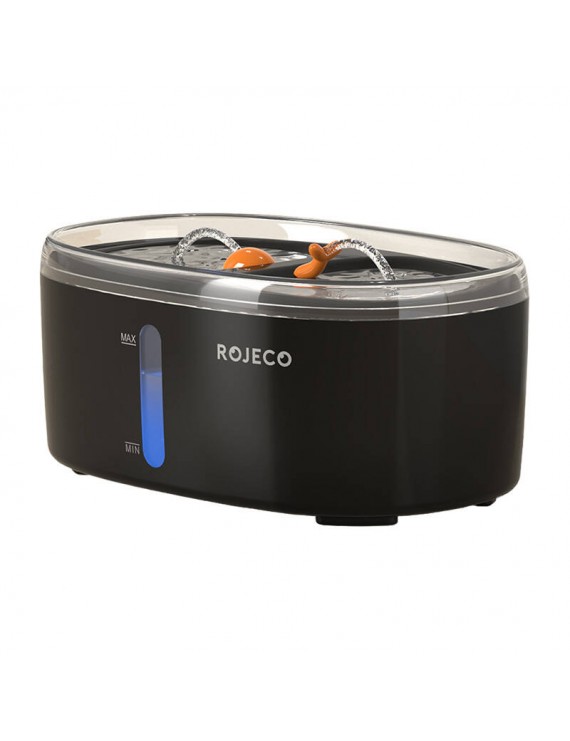Σιντριβάνι νερού για κατοικίδια Rojeco 2,5L (μαύρο)