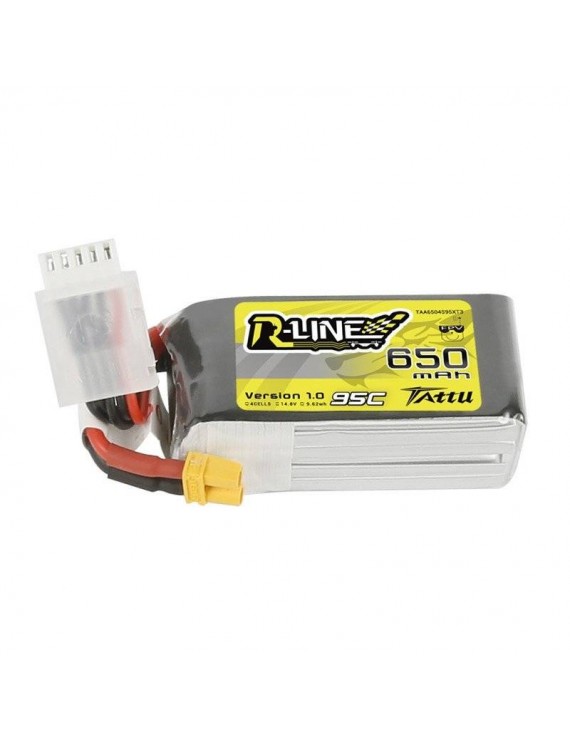Battery  Tattu R-Line 650mAh 14,8V 95C 4S1P XT30