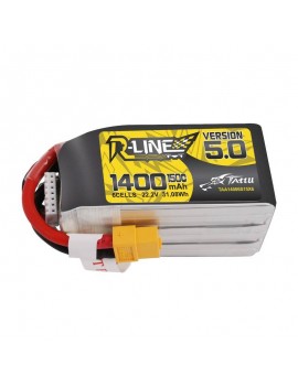 Battery Tattu R-Line 5.0 1400mAh 22.2V 150C 6S1P XT60