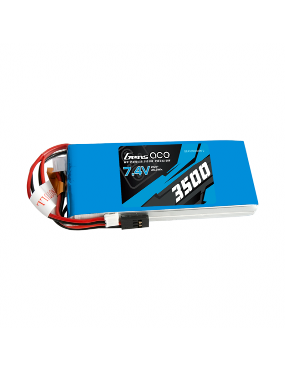 Battery LiPo Gens Ace 3500mAh 7,4V 1C 2S1P RX/TX