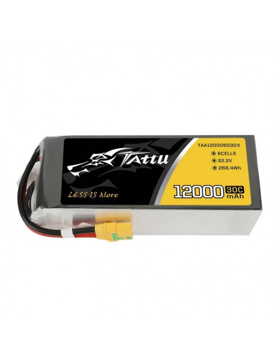 Battery Tattu 12000mAh 22.2V 30C 6S1P XT90