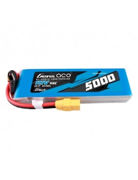 Gens ace G-Tech 5000mAh 11.1V 45C 3S1P lipo battery with XT90 Plug