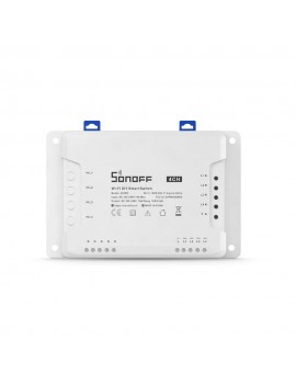 Sonoff Έξυπνος Ενδιάμεσος Διακόπτης WiFi 4CHR3 (Λευκό)