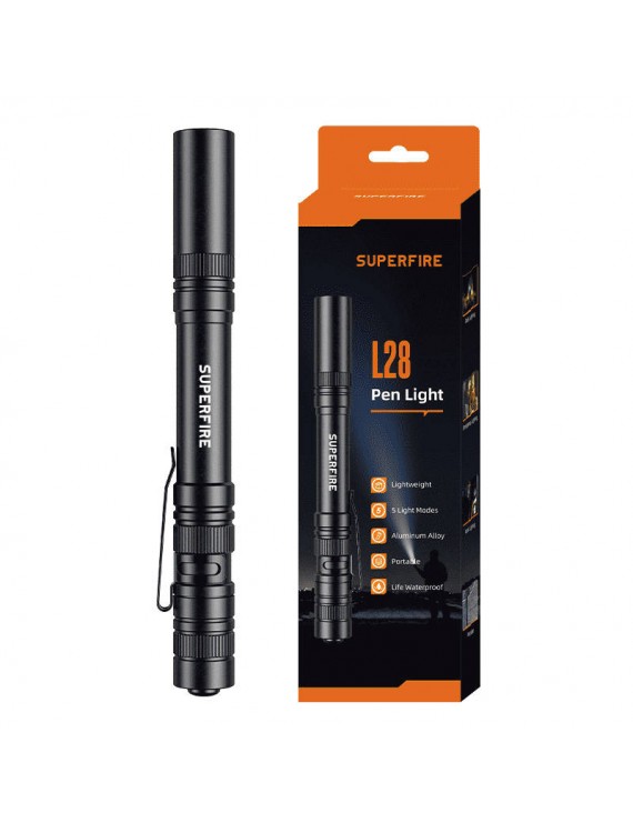 Φακός Superfire L28 – 121 lm, 5W, 52 μ., 5 λειτουργίες