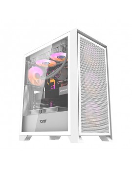 Darkflash DRX70 MESH θήκη υπολογιστή (λευκή) + 4 ανεμιστήρες RGB
