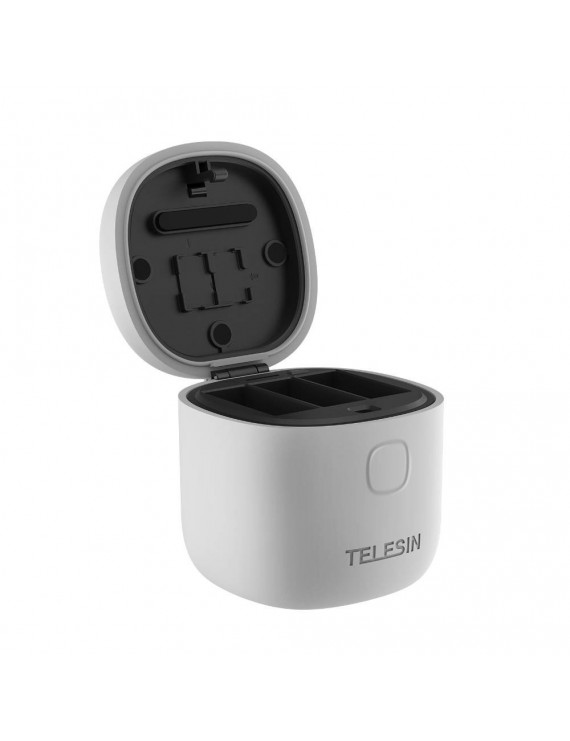 3-slot waterproof charger Allin box Telesin for GoPro Hero 12 / Hero 11 / Hero 10 / Hero 9