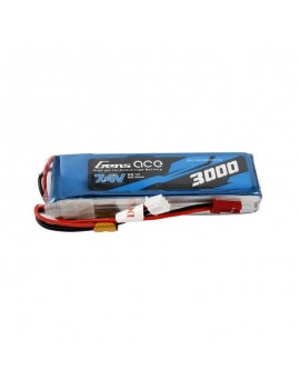 Battery  Gens Ace 3000mAh 7.4V 1C 2S1P LiPo