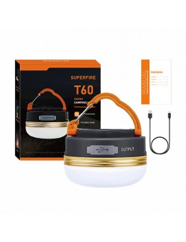 Camping lamp Superfire T60, 2,5W, 1000mAh