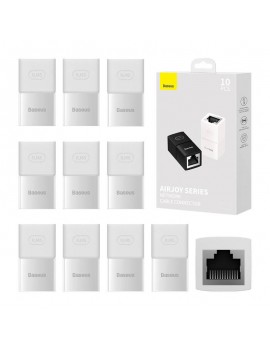 Baseus Σύνδεσμος Καλωδίων AirJoy Series (10τμχ) (Λευκό)