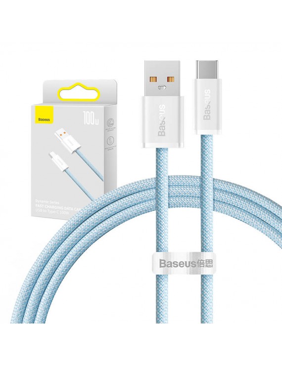 Baseus Καλώδιο USB σε USB-C Dynamic Series, 100W, 1m (Γαλάζιο)
