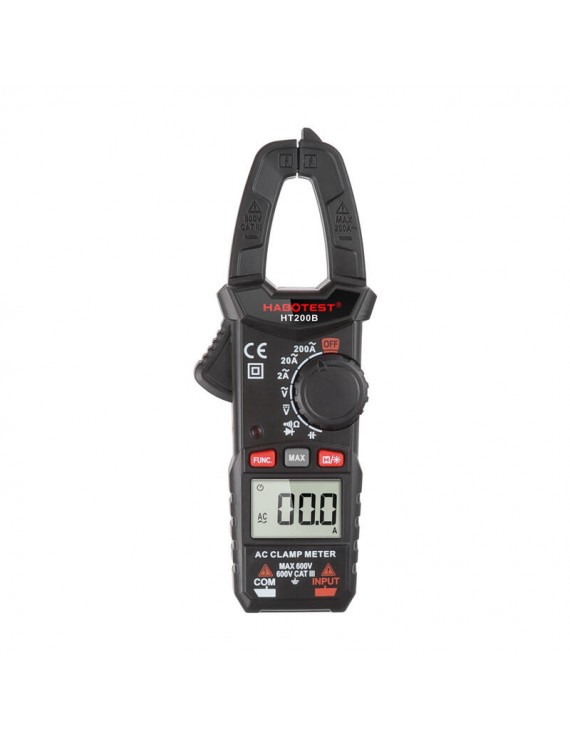 Habotest Ψηφιακή Αμπεροτσιμπίδα HT200B (Μαύρο)
