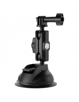 TELESIN Universal Suction Cup Holder with phone holder and action camera mounting TE-SUC-012