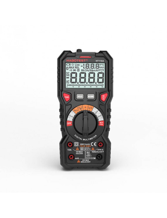 Digital Multimeter with Flashlight Habotest HT118A, True RMS, NCV