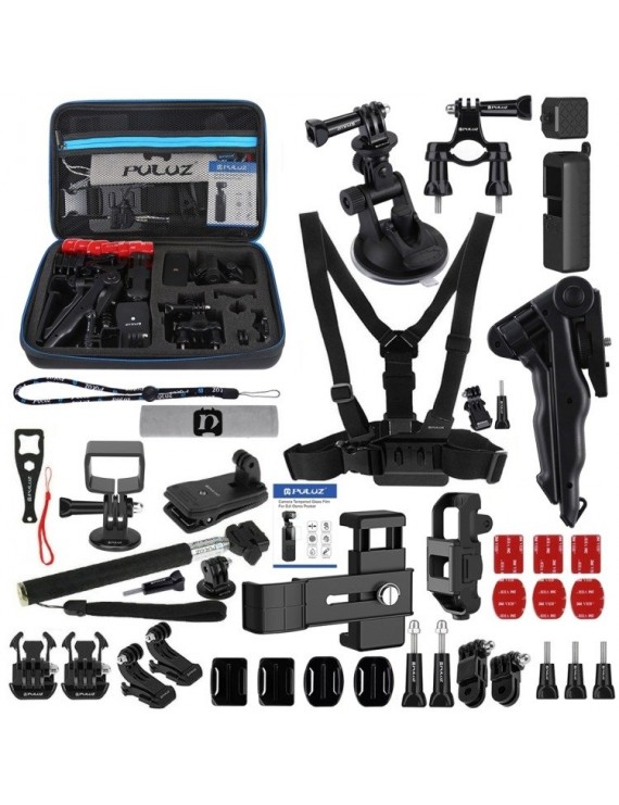Αξεσουάρ Puluz Ultimate Combo Kits για αθλητικές κάμερες (συμπεριλαμβανομένων των Osmo Action 5 Pro, Ace Pro 2) 43 σε 1