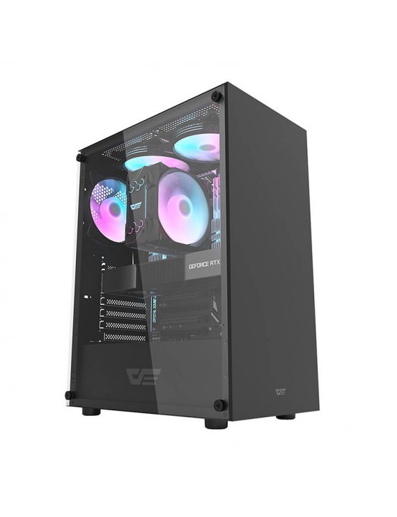 Darkflash Κουτί Υπολογιστή DK100 (Mαύρο)