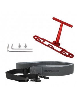 Mount with strap Sunnylife for DJI RC / RC 2 controller (red) ZJ764-R