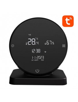 Avatto Αισθητήρας Θερμοκρασίας και Υγρασίας IR WHS20S Tuya (Μαύρο)