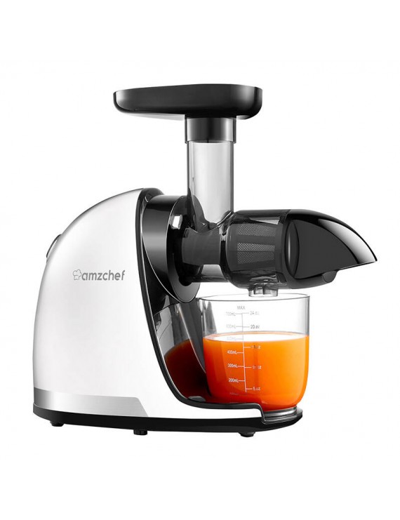 Slow Juicer AMZCHEF 1501-WT (White)