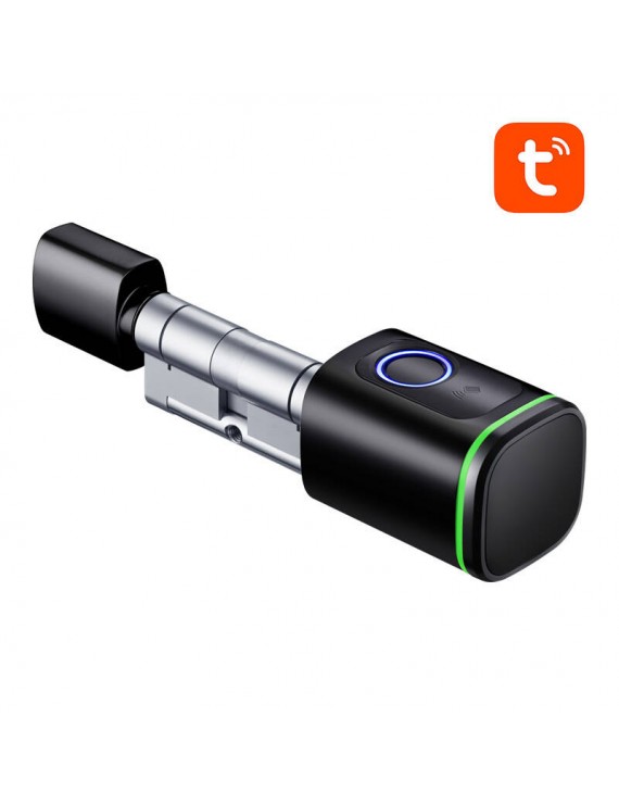 Digital lock cylinder Avatto SDL-S1-B70 70 mm black